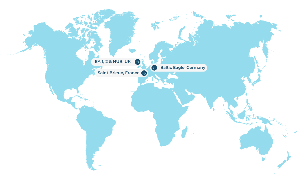Map with location of Iberdrola project