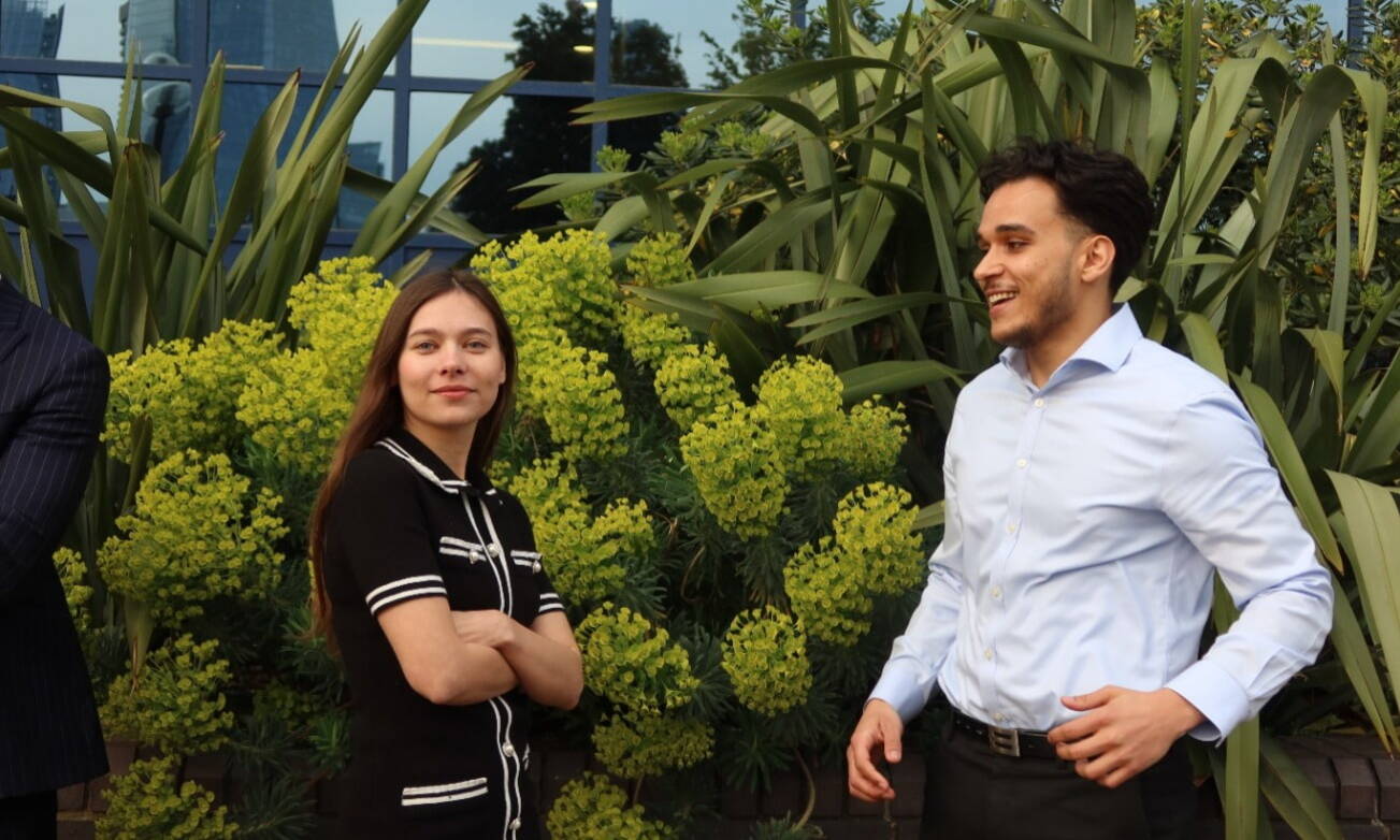 Alina and Bruno discussing engineering and renewable projects with what hiring tactics to consider